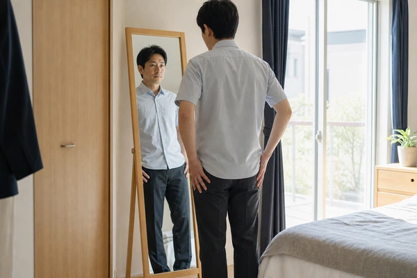 夏の薄着で男性器の見た目に悩む日本人男性