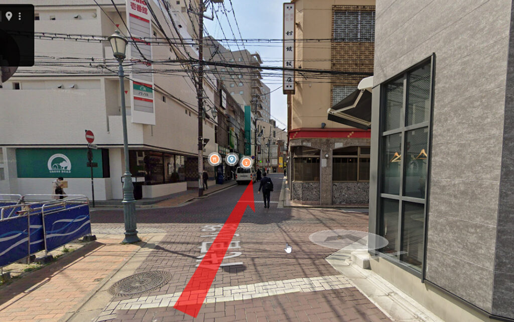 JR郡山駅から徒歩で向かう場合4