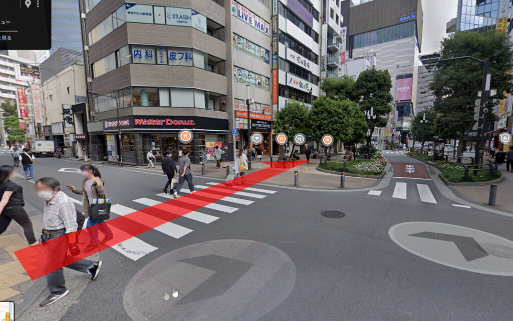 JR池袋駅から徒歩で向かう場合4