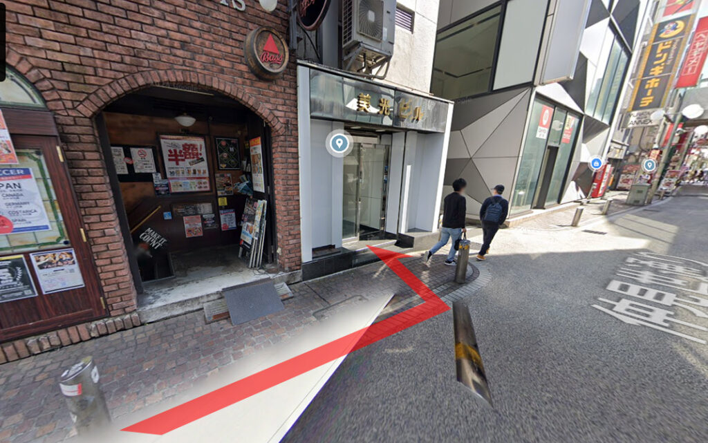 JR川崎駅から徒歩で向かう場合2