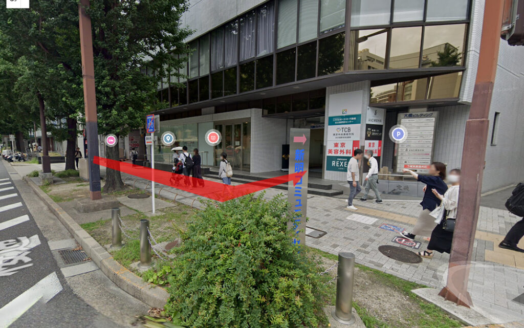 JR名古屋から徒歩で向かう場合2
