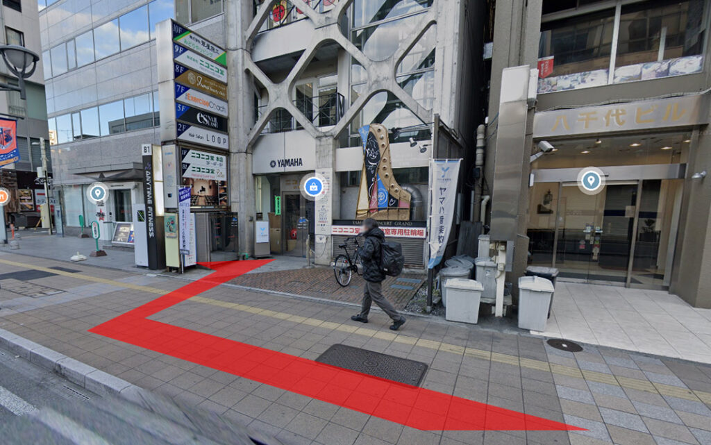 JR大宮駅から徒歩で向かう場合4